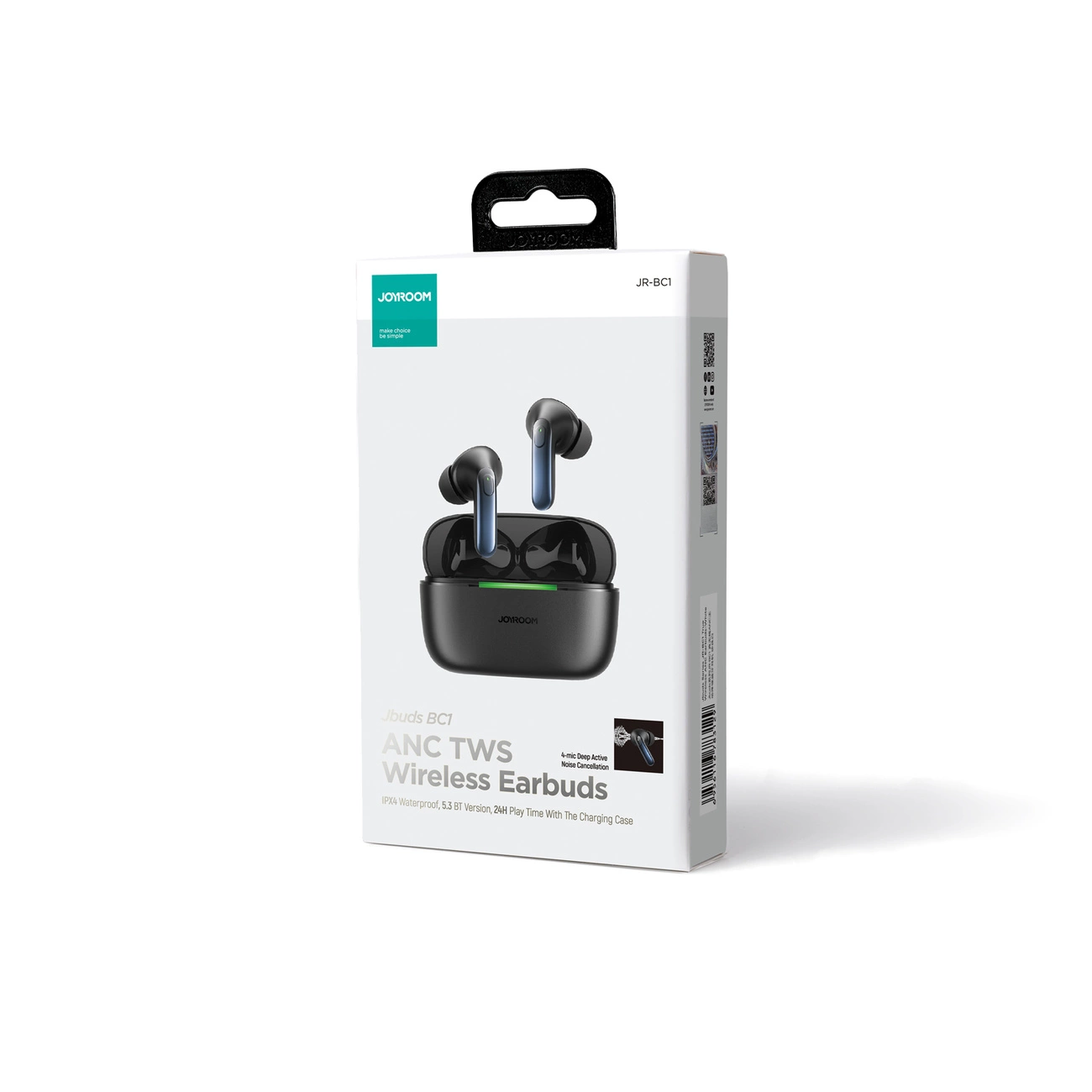 écouteurs Joyroom Jbuds, écouteurs ANC, écouteurs sans fil, réduction de bruit, Bluetooth 5.3, son immersif