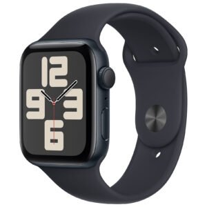 Apple Watch SE GPS + Cellular (2023) - Midnight Aluminium Case with 44 mm Sport Band - Fitness and Connectivity Smartwatch