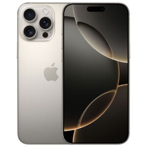 Apple iPhone 16 Pro Max 256 GB Natural Titanium - 5G Smartphone with Super Retina XDR OLED Display and Triple Camera System