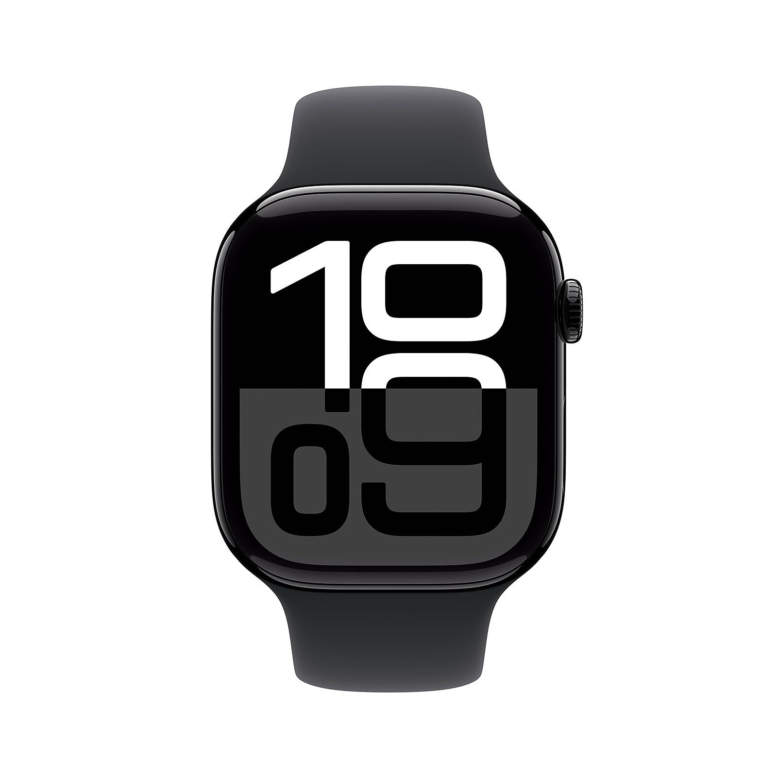 Apple Watch Series 10 GPS + Cellular 46 mm Jet Black Aluminium with Sport Band