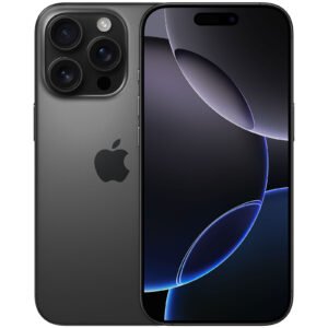 Apple iPhone 16 Pro 128 GB Titane Noir - 5G Smartphone with Super Retina XDR OLED Display and Triple Camera System